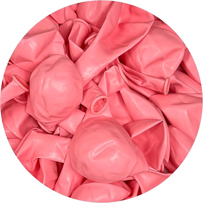 Baby Pink Balloons 100 Pack, 12 Inch Latex Balloons, Baby Pink Balloon Pack For Birthdays, Weddings, Baby Showers, Holidays