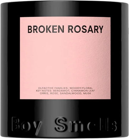 Boy Smells Rosary Jar Candle