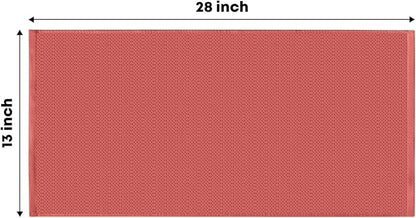 Artoid Mode 100% Cotton Red Waffle Weave Kitchen Dish Cloths, 13x28 Inch Ultra Soft Absorbent Quick Drying Kitchen Dish Towels Set of 4