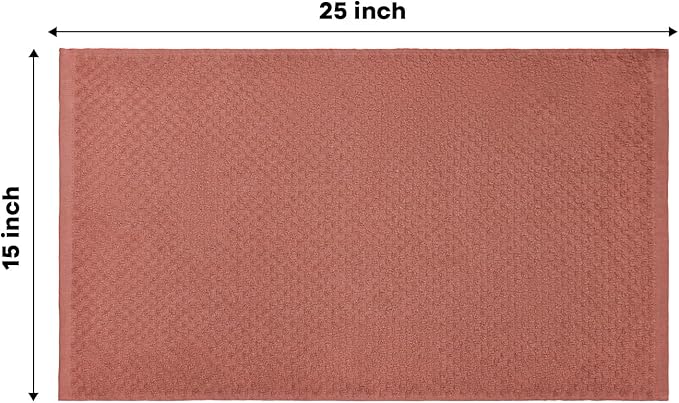 Artoid Mode Ring Spun Cotton Red Kitchen Dish Towels, 15x25 Inch Ultra Soft Absorbent Quick Drying Household Cleaning Tea Towels Bar Towels Set of 6