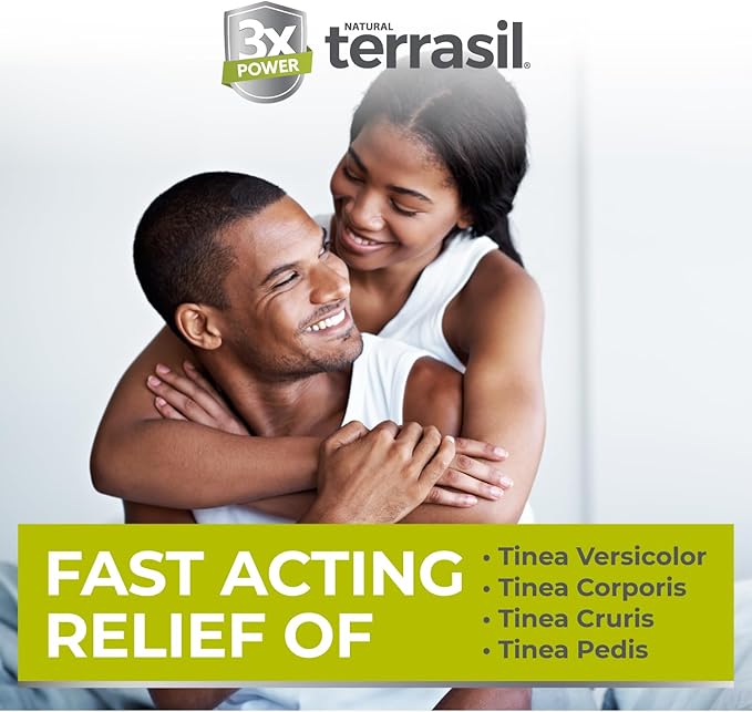 terrasil Tinea Soap for Tinea Versicolor Relief, Soothing Care & Relief of Itchy, Irritated Skin, Dermatologist Tested, Hypoallergenic Approved - Natural Antifungal Soap Bar (75g)