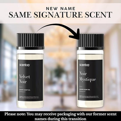 Hotel Diffuser Oil Inspired by 5-Star Hotel Scent-50 mL 1.69 fl oz-Essential Oil Blend Rose, Lemon and Musk Notes for Aromatherapy Ultrasonic & Cold Diffusers-Noir Mystique, Thanksgiving Gift