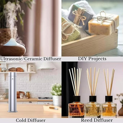 Hotel Scents Diffuser Oil Zarwa 500ml – Creed-Aventus Inspired Luxury Scent – Lemon, Cedarwood, Patchouli – Essential Oil Refill for Waterless & Ultrasonic Diffuser – Home & Hotel Aromatherapy Oil