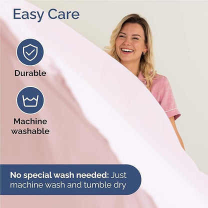 Twin XL Size 3 Piece Sheet Set - Comfy Breathable & Cooling Bed Sheets Set - Hotel Luxury Bedding for Women, Men, Kids, Teens, Boys & Girls - Deep Pockets and Wrinkle Free - Oeko-Tex - Lavender Pink