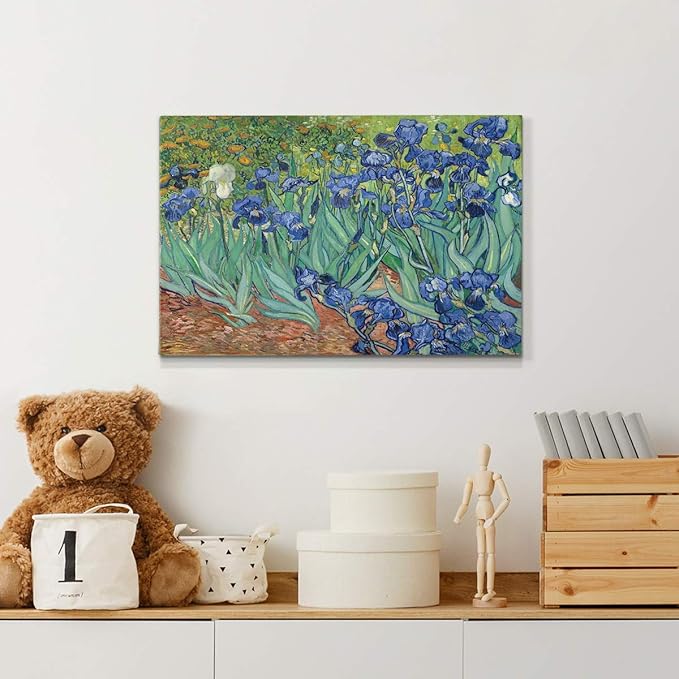 Wexford Home Home Decor Landscape Canvas Wall Art Abstract Floral Painting Modern Pictures Artwork Decoration for Living Room Kitchen Bathroom Office, Ready to Hang, 18x27