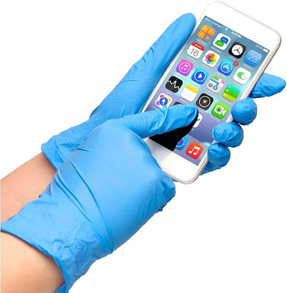 6 mil Disposable Nitrile Gloves, Heavy Duty Disposable Glove, Cooking Gloves, Latex Free, Powder Free