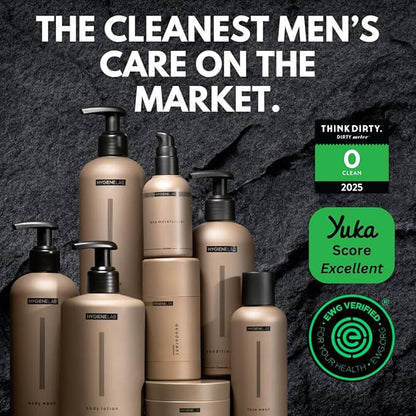 HygieneLab Men’s Deodorant – Aluminum-Free, 24-Hour+ Odor Protection, EWG Verified, Premium Sandalwood Scent, Smooth Glide Application, Powered by Essential Oils