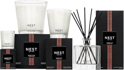 NEST New York Scented Classic Candle, Something Tropical - 8.1 oz - Up to 60-Hour Burn Time - Reusable Glass Vessel