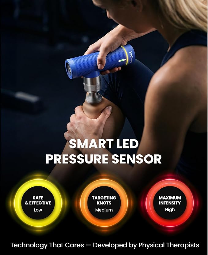BOB AND BRAD A7 Deep Tissue Massage Gun FSA-HSA Eligible, 11mm Amplitude Percussion Massager for Back & Neck Pain Relief, Portable Muscle Recovery Gun with Metal Head, Quiet, Gift for Athletes