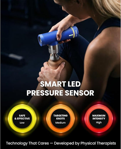 BOB AND BRAD A7 Deep Tissue Massage Gun FSA-HSA Eligible, 11mm Amplitude Percussion Massager for Back & Neck Pain Relief, Portable Muscle Recovery Gun with Metal Head, Quiet, Gift for Athletes