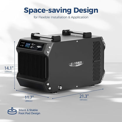 ALORAIR Crawlspace Dehumidifiers with Pump, 180 Pint Energy Star Commercial Dehumidifier for Basements with Drain Hose, 2,300 Sq.Ft Auto Defrost Industry Crawl Spaces Dehumidifier