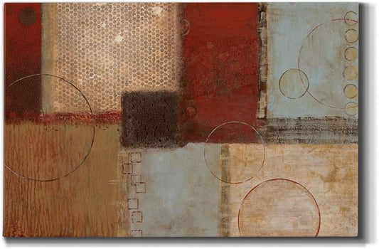 Wexford Home Home Decor Landscape Canvas Wall Art Abstract Floral Painting Modern Pictures Artwork Decoration for Living Room Kitchen Bathroom Office, Ready to Hang, 18x27