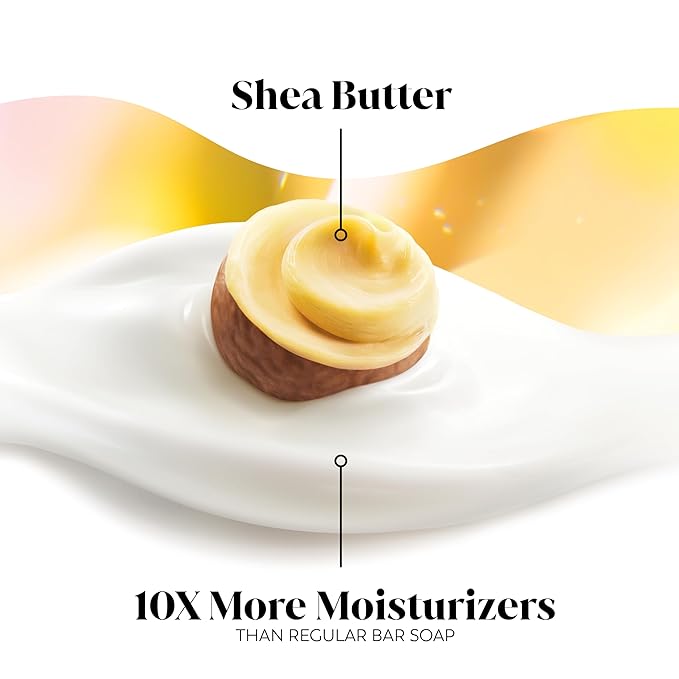 Olay Beauty Bar, Ultra Moisture,10x More Moisturizers, Nourishing Conditioners, Smooth & Gentle on Skin, Vitamin B3 Complex, For All Skin Types, Shea Butter Scent, 3.17 oz, (Pack of 48)