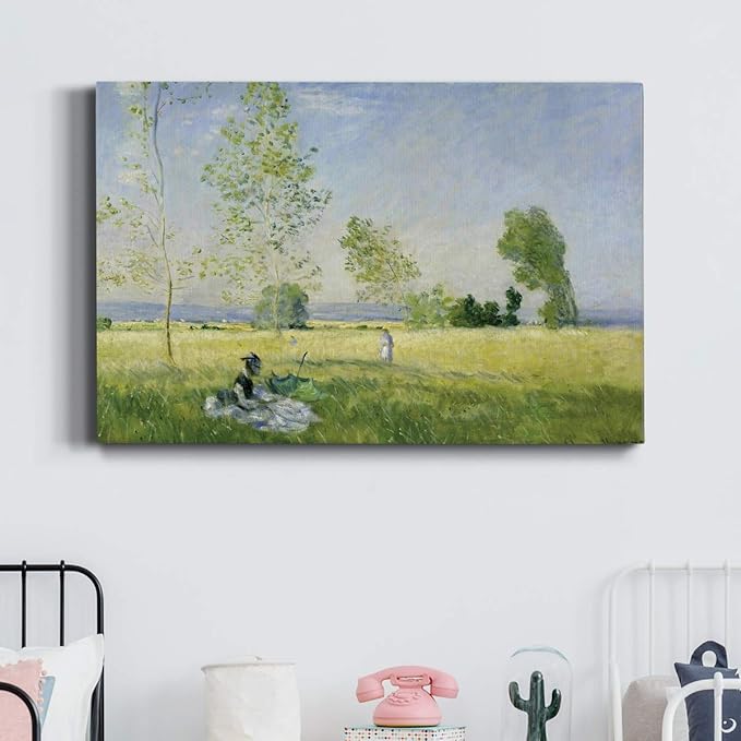 Wexford Home Home Decor Landscape Canvas Wall Art Abstract Floral Painting Modern Pictures Artwork Decoration for Living Room Kitchen Bathroom Office, Ready to Hang