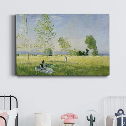 Wexford Home Home Decor Landscape Canvas Wall Art Abstract Floral Painting Modern Pictures Artwork Decoration for Living Room Kitchen Bathroom Office, Ready to Hang