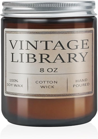 Book Lover Candles, Book Lovers Gift Ideas, Candle for Women, Reading Gifts, Birthday Gifts, Holiday, Scented Candles for Men, Women, Librarian