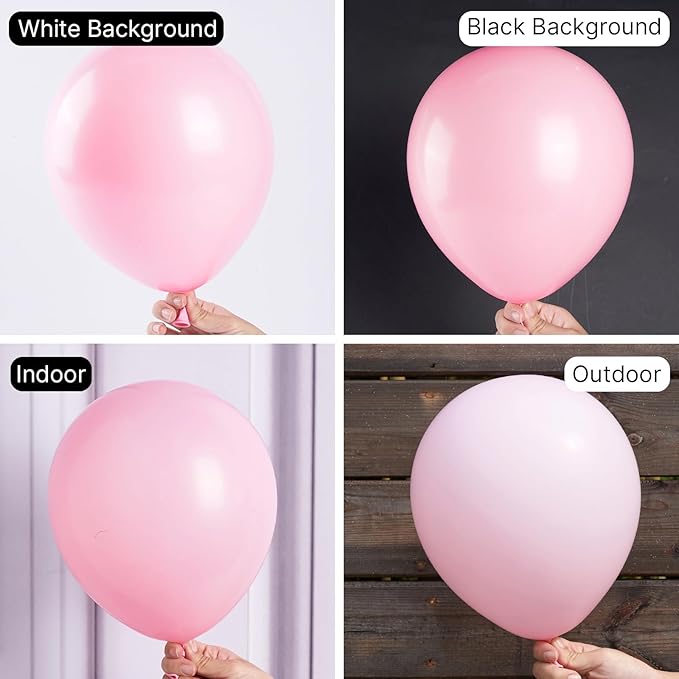 PartyWoo Pastel Pink Balloons, 50 pcs 12 Inch Pink Balloons, Baby Pink Balloons for Balloon Garland Balloon Arch as Birthday Party Decorations, Wedding Decorations, Baby Shower Decorations, Pink-Q05