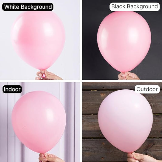 PartyWoo Pastel Pink Balloons, 50 pcs 12 Inch Pink Balloons, Baby Pink Balloons for Balloon Garland Balloon Arch as Birthday Party Decorations, Wedding Decorations, Baby Shower Decorations, Pink-Q05