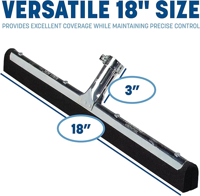 Carlisle FoodService Products 36631800 Straight Plated/Black Double Foam, with Rubber