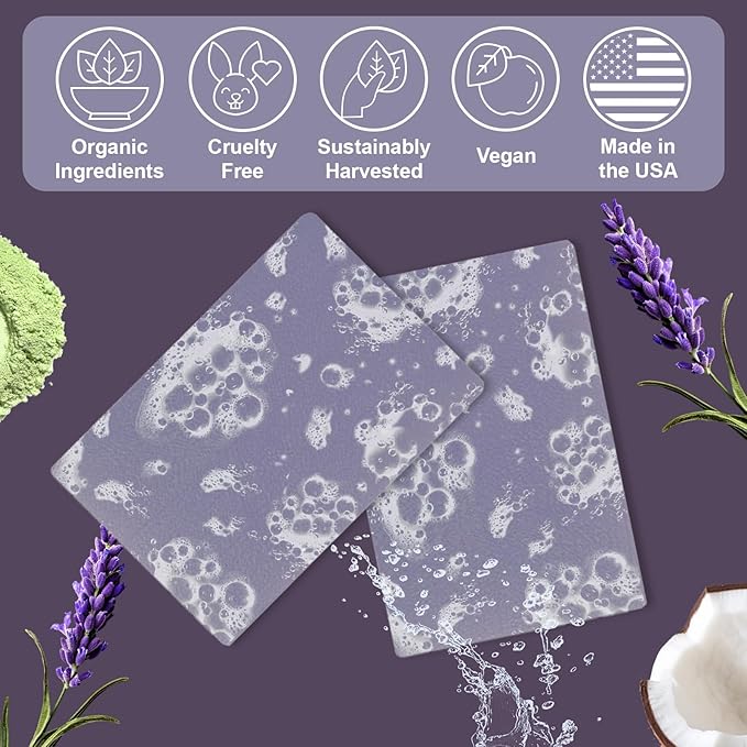 Ness Mens Soap Bar - Lavember Scent - Natural Soap For Men - Mens Bar Soap With Organic Ingredients & Essential Oils - Moisturizing Bar Soap - Handmade In The USA, Cruelty Free, Vegan - Single