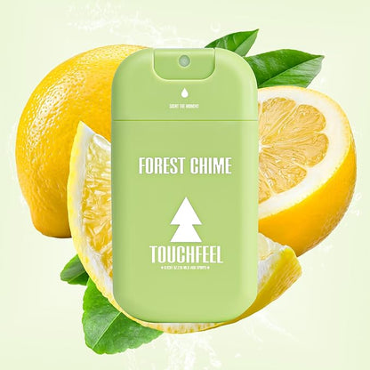 Power Mist Hand Sanitizer Spray, Scented Hydrating Hand Sanitizers Travel Size Refillable, Pocket Portable 3-Pack (Forest Chime, Tides and Lilies, Sunset over Grapefruits) 0.93Fl Oz Each