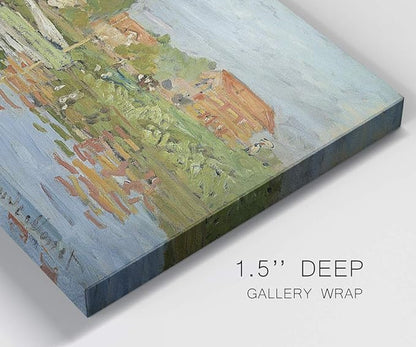 Home Decor Landscape Canvas Wall Art Abstract Floral Painting Modern Pictures Artwork Decoration for Living Room Kitchen Bathroom Office, Ready to Hang