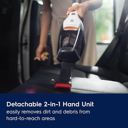 Electrolux Ergorapido Cordless 2-in-1 Vacuum Cleaner with High Suction Power and 180° EasySteer Mobility, 48-Minute Run Time, 2 Power Modes, Satin White