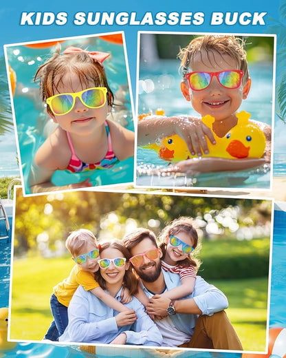 Lifree Kids Sunglasses Bulk Party Favors Boys Girls Sunglasses for Kids Age 3-8 with UV400 Protection for Kid Pool Birthday