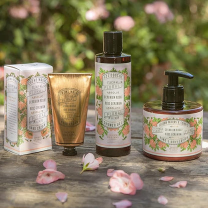 Panier des Sens - Moisturizing Hand Soap - Rose Geranium Fragrance - French Traditional Savon de Marseille Soap - Refillable Kitchen & Bathroom Soap - 16.9 Fl.oz Liquid Hand Wash 96% Natural