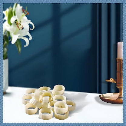 Silicone Candle Holder Base Stabiliser30cps Candle Ring Gripper Wishing Rubber Washer Candlestick Silicone Ring Non-Slip.for Taper Candles and Candle Cups.Weddings and Home Decor Gifts.(White)