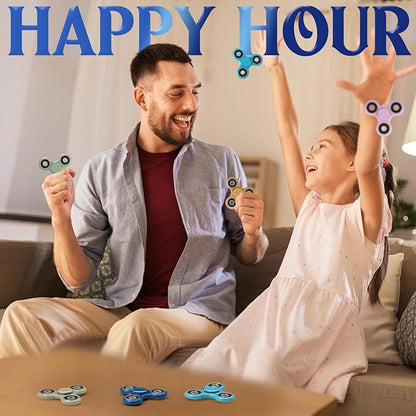 Fidget Spinner Toy Bulk Sensory Fidget Toy for Adults Kids Party Favors Classroom Prizes Gift Bag Fillers Stress Relief(Morandi,102 Pcs)