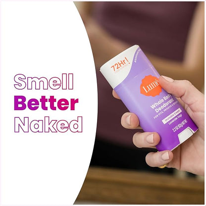 Lume Deodorant Cream Stick - Underarms and Private Parts - Aluminum-Free, Baking Soda-Free, Hypoallergenic, and Safe For Sensitive Skin - 2.2 Ounce (Pack of 2) (Lavender Sage)