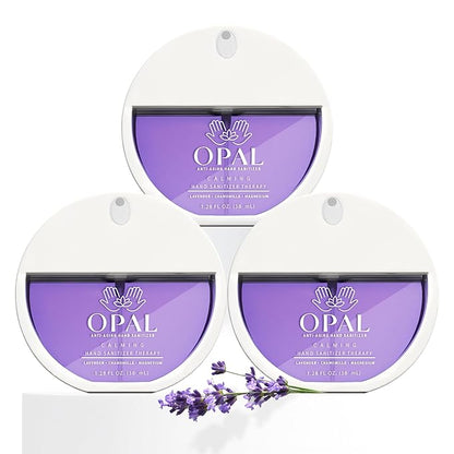 WELLNESS Hand Sanitizer Spray 1.18oz (3-Pack) – Travel Size Calming Hand Sanitizer Therapy with Lavender, Chamomile & Magnesium – Hydrating, Quick-Dry Aromatherapy Spray for Soft, Clean Hands