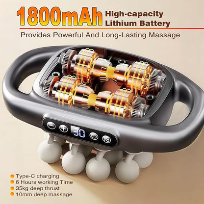 16-Drive Massage Gun Deep Tissue Muscle Massager with 3 Modes & 30 Intensities, Portable Quiet Percussion Massager for Legs, Waist, Back, Neck, Buttocks Muscle Pain Relief