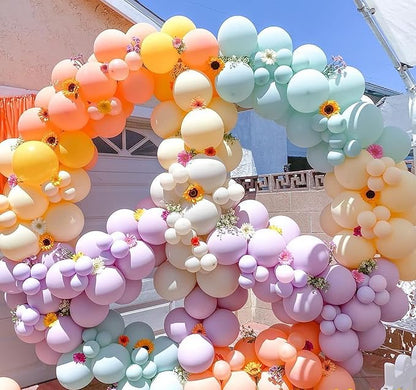 KALOR 12 Inch Pastel Blue Balloons, 50 Pcs Latex Helium Macaron Balloons for Kid's Birthday Party, Baby Shower, Wedding, Graduate Party Decorations