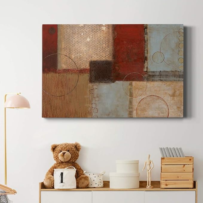 Home Decor Landscape Canvas Wall Art Abstract Floral Painting Modern Pictures Artwork Decoration for Living Room Kitchen Bathroom Office, Ready to Hang