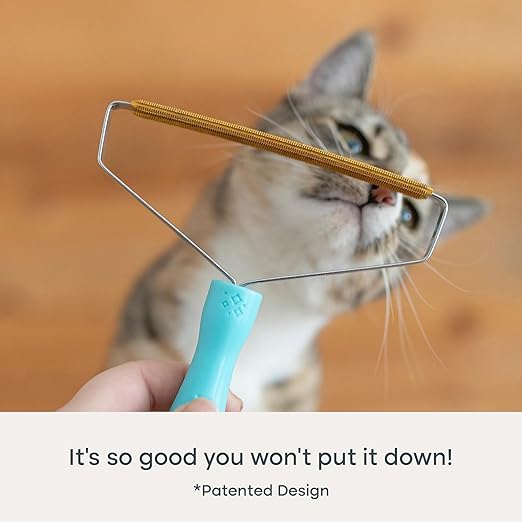 Uproot Cleaner Pro Pet Hair Removal Tool - Special Dog Hair Remover Multi Fabric Edge and Carpet Rake by Uproot Clean - Cat Fur Remover for Couch, Pet Towers, Rugs, Cat Mats and Trunks & Much More