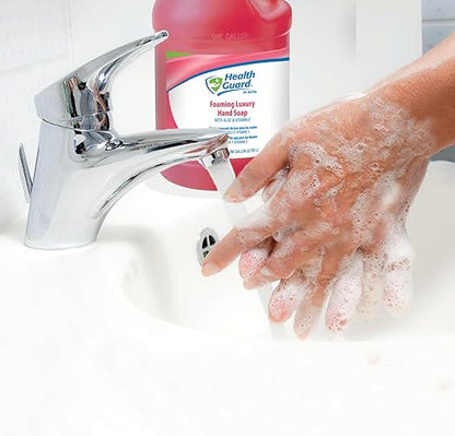 Kutol Health Guard 69013 Foaming Luxury Hand Soap, 1 Gallon Pour Top Bottle, Pink with Tropical Fragrance (Pack of 2)