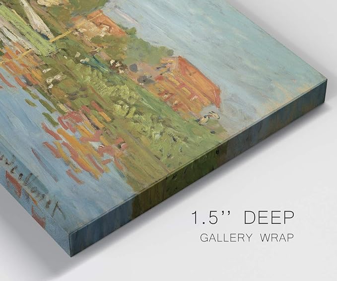 Wexford Home Home Decor Landscape Canvas Wall Art Abstract Floral Painting Modern Pictures Artwork Decoration for Living Room Kitchen Bathroom Office, Ready to Hang, 18x27
