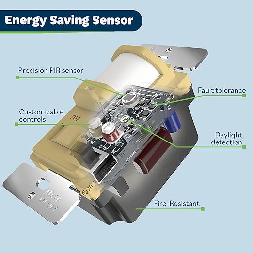 TOPGREENER in Wall PIR Motion Sensor Light Switch, Occupancy Sensor Switch, 𝐍𝐞𝐮𝐭𝐫𝐚𝐥 𝐖𝐢𝐫𝐞 𝐑𝐞𝐪𝐮𝐢𝐫𝐞𝐝, On/Off Override, 𝐒𝐢𝐧𝐠𝐥𝐞 𝐏𝐨𝐥𝐞, 4A, 500W, TSOS5-GDSWP,Gold,2 Pack
