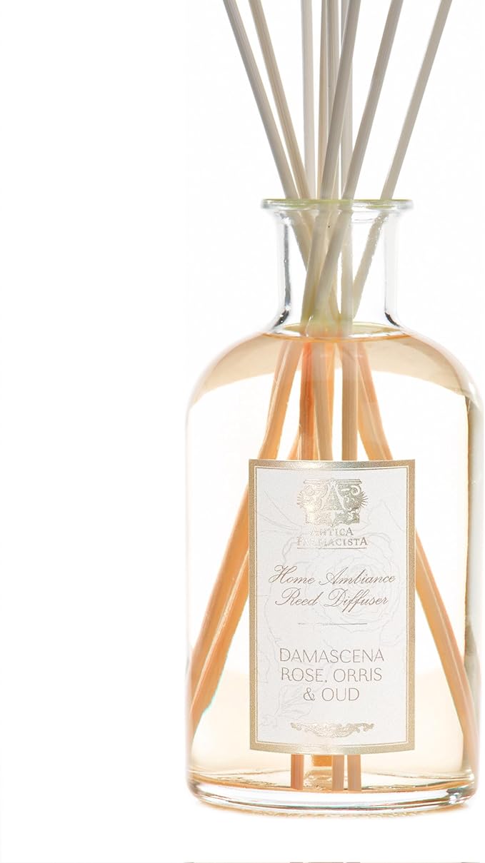 Antica Farmacista Home Ambiance Diffuser, Damascena Rose, Orris and Oud, 16.9 Fl Oz