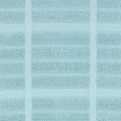 All-Clad Solid & Coordinate Kitchen Towels: Highly Absorbent, Super Soft Long Lasting 100% Cotton, 17" x 30" Tea Towels for Cleaning & Drying Dishes, Pans, Glassware, Countertops, 4-Pack, Rainfall