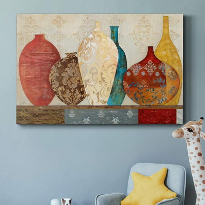 Wexford Home Home Decor Landscape Canvas Wall Art Abstract Floral Painting Modern Pictures Artwork Decoration for Living Room Kitchen Bathroom Office, Ready to Hang, collection of memories, 24x36
