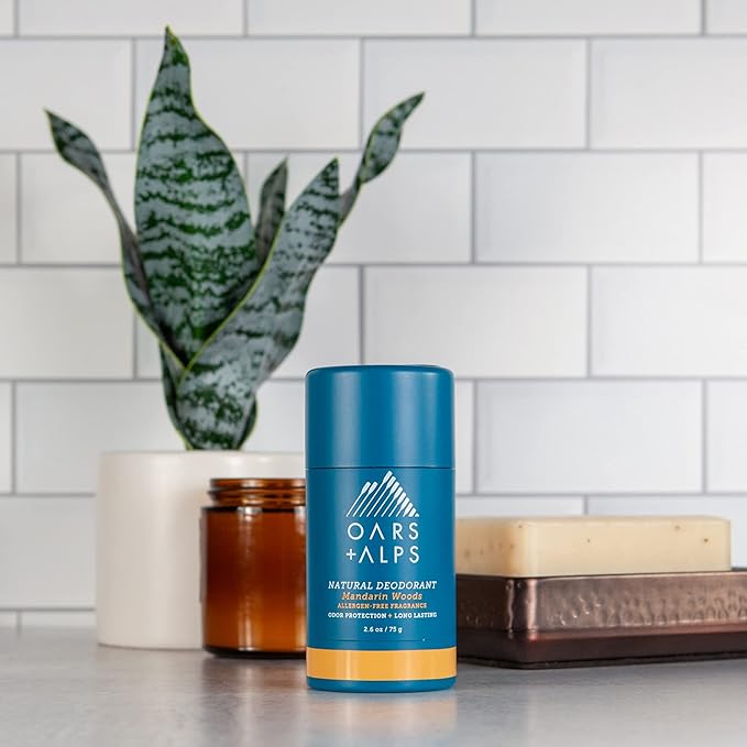 Oars + Alps Deodorant for Men & Women, Aluminum Free Deodorant for Men, Dermatologist Tested, Clean Ingredients, Non Toxic, Vegan, Long Lasting, Variety Pack, 3pk, 2.6oz