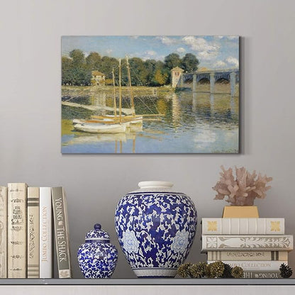 Home Decor Landscape Canvas Wall Art Abstract Floral Painting Modern Pictures Artwork Decoration for Living Room Kitchen Bathroom Office, Ready to Hang