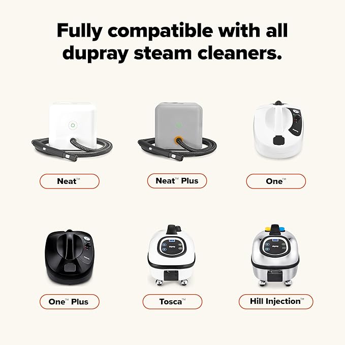 Small Brushes for Dupray Steam Cleaner (10) (Assorted Brushes)