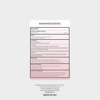 Touchland Limited Edition Glow Mist Duo Set, Revitalizing Hand Sanitizer Spray, Rosewater scented, 1FL. OZ. Travel Size (Set of 2)