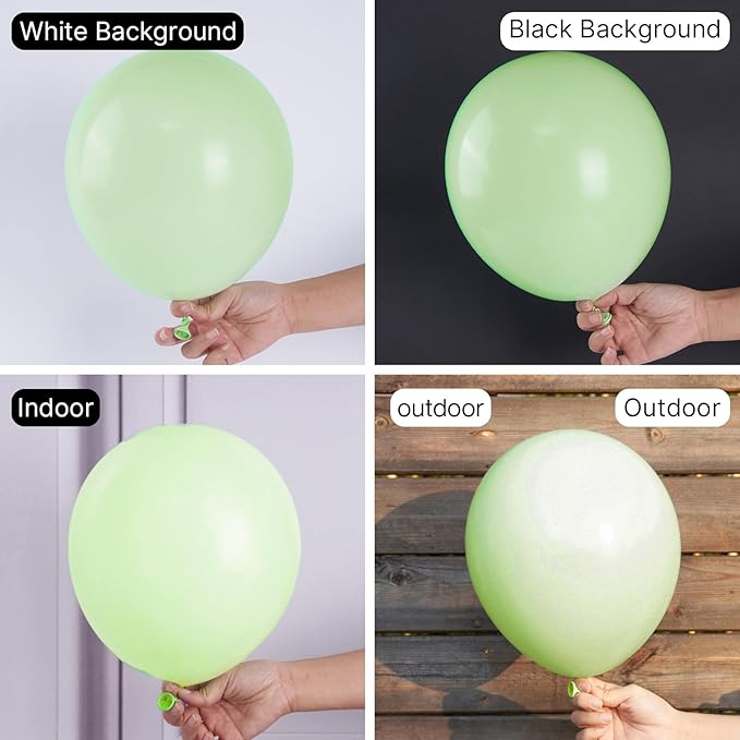 PartyWoo Mint Green Balloons 50pcs 12 Inch Pastel Light Green Balloons for Birthday Baby Shower Wedding Anniversary Summer Graduation Party Decorations Green-Q16