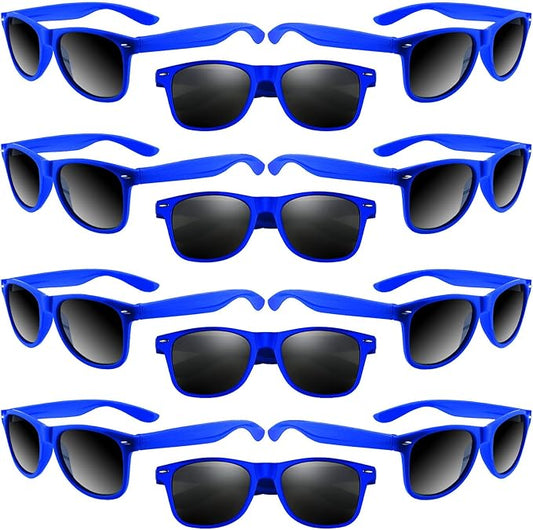 ASTARON 12 Pack Party Sunglasses Bulk Neon Party Favors for Beach Wedding Party Pool Party Supplies