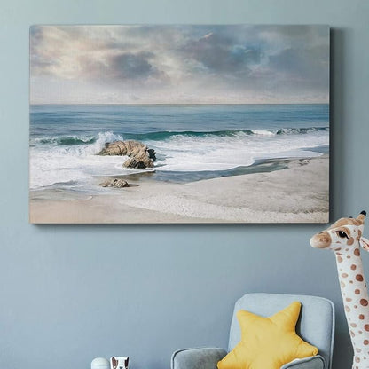 Wexford Home Decor Landscape Canvas Wall Art Abstract Floral Painting Modern Pictures Artwork Decoration for Living Room Kitchen Bathroom Office, Ready to Hang, 24x36